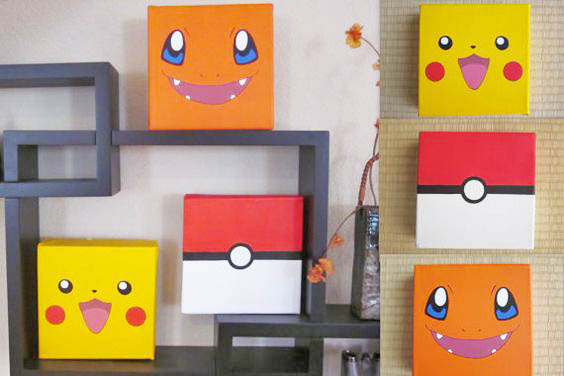 These Pokémon face canvases are a sure way to catch some attention.
