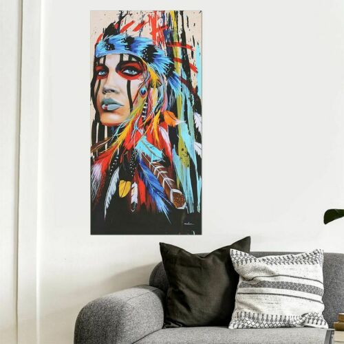 Abstract Indian Woman Canvas Oil Painting Print Picture Home Wall Art Decor hot 4