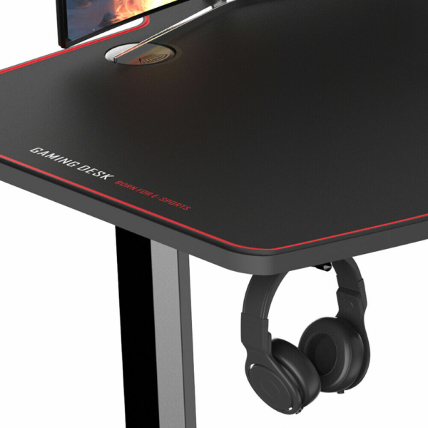 Gaming Computer Desk 55 inch Ergonomic PC Table Office Home with Cup Holder 8
