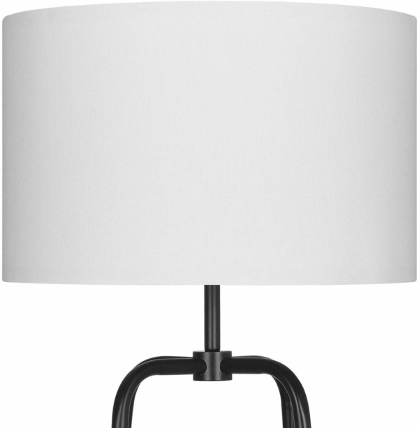 DEWENWILS Modern Floor Lamp with Shelves Standing Storage Lamp for Living Room 5