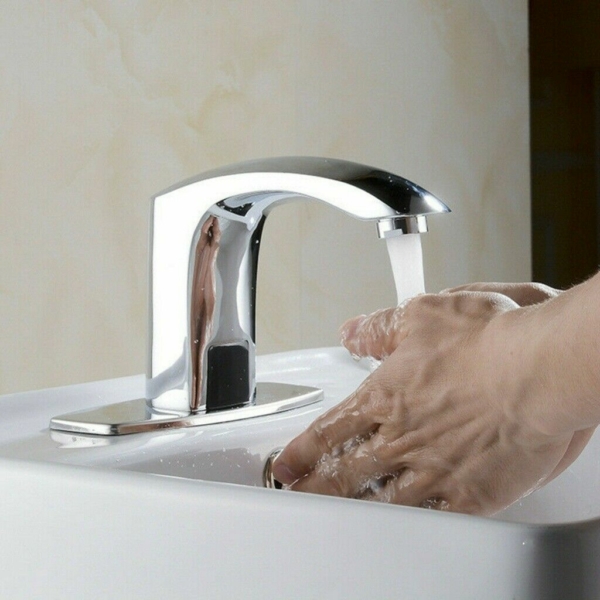 Automatic Touch Sensor t Sink Sensor Hands Free Bathroom Faucet 2