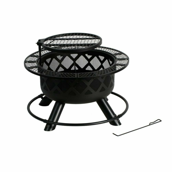 32" Bali Outdoors Wood Burning Fire Pit 3