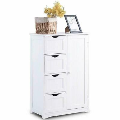 4 Drawer Dresser Shelf Cabinet Storage Home Bedroom Furniture White 3