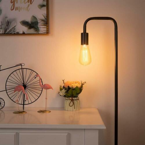 Minimalist Metal Industrial Standing Lamp with Marble Base 1