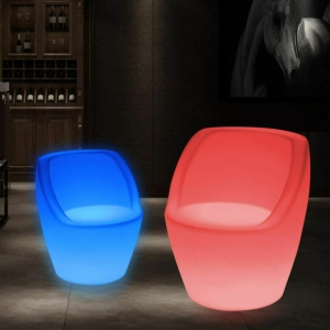 LED Color Light Up Furniture Chairs Bar Stool