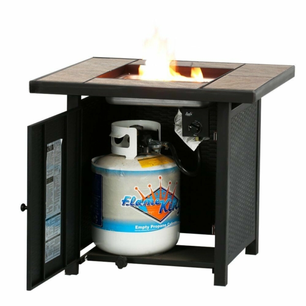 32" LPG Propane Gas Fire Pit Table Fireplace Patio Heater 3