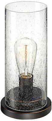 Libby Seeded Glass Edison Accent Lamp Set of 2 2