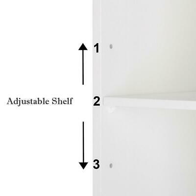 4 Drawer Dresser Shelf Cabinet Storage Home Bedroom Furniture White 6