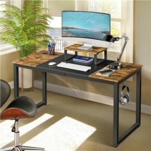 55" Computer Desk with Monitor Stand & Splice Board
