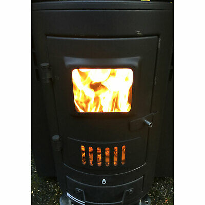 Q Stoves Q Flame Q05 Outdoor Portable Wood Pellet Gravity Fed Heater, Black 3