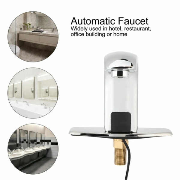 Automatic Touch Sensor t Sink Sensor Hands Free Bathroom Faucet 10