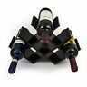 Sorbus Butterfly Wine Rack Organizer Stand Wood Display Stores 8 Bottles Wine 5
