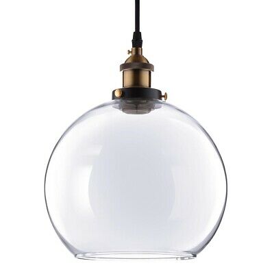 Vintage Industrial Pendant Light Ceiling Hanging Glass Ball 4