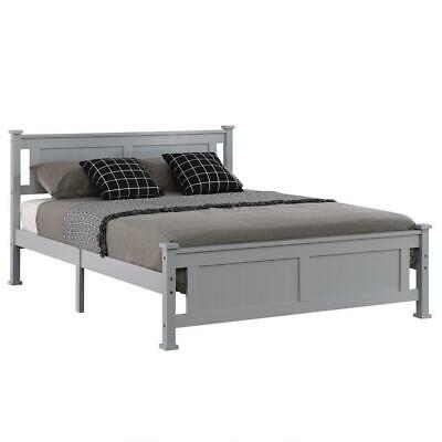 Twin/Full/Queen Size Bed Frame Headboard Platform Wooden Bedroom Furniture 2