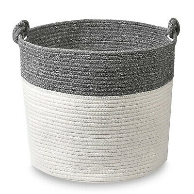 Rope Cotton Basket Storage Woven Baskets Large 1