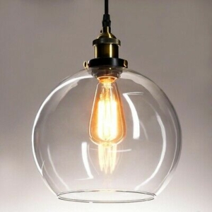 Vintage Industrial Pendant Light Ceiling Hanging Glass Ball