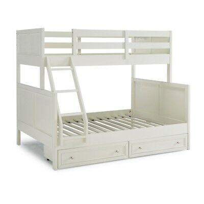 Naples Twin Over Full Bunk bed with Storage Drawers