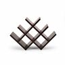 Sorbus Butterfly Wine Rack Organizer Stand Wood Display Stores 8 Bottles Wine 1