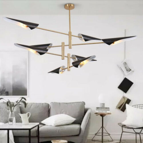 Nordic 8-Lights Chandeliers Pendant Ceiling Lamp Living Room Home Lighting Decor 10