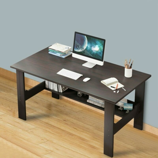 NEW Computer Desk with Shelf Laptop Office Desk Home Modern Small Study Desks US 9
