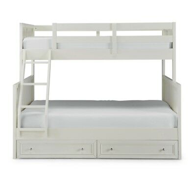 Naples Twin Over Full Bunk bed with Storage Drawers 1