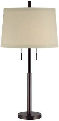 Possini Euro Design Matte Dark Bronze Stick Table Lamp 2