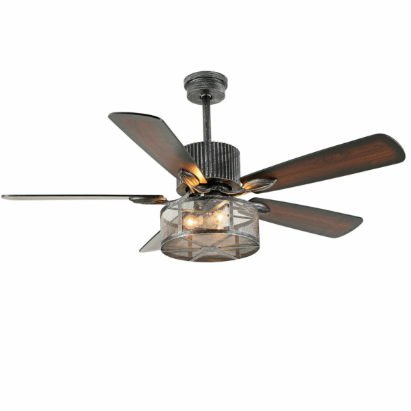 52" Ceiling Fan Light Chandelier 5 Blades 3 Speed Fan Lamp 11