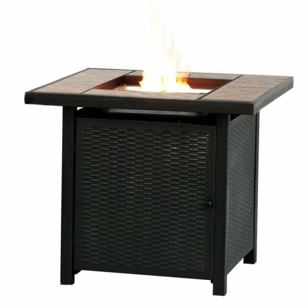 32" LPG Propane Gas Fire Pit Table Fireplace Patio Heater 7