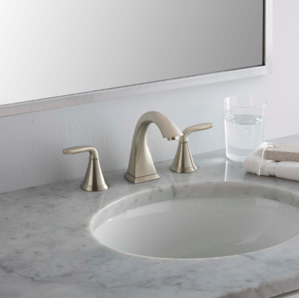 8" Pfister Pasadena Widespread 2-Handle Bathroom Faucet in Brushed Nickel