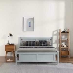 Twin/Full/Queen Size Bed Frame Headboard Platform Wooden Bedroom Furniture