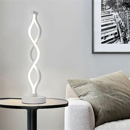 Modern Spiral Table Lamp LED Table Lamp Nightstand Lamp Adjustable Lighting USB 11