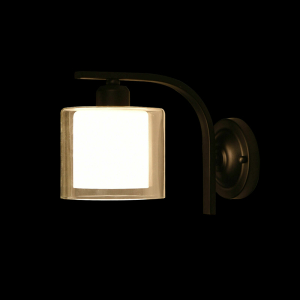 Modern Square Wall Lamp E27 Glass Wall Sconce Light 11