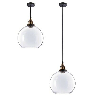Vintage Industrial Pendant Light Ceiling Hanging Glass Ball 3