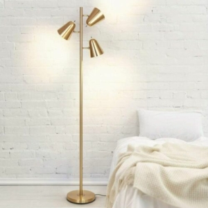 Adjustable Floor Lamp Modern Pole Lamp 3 Light Tree Standing Tall Lamp Gift