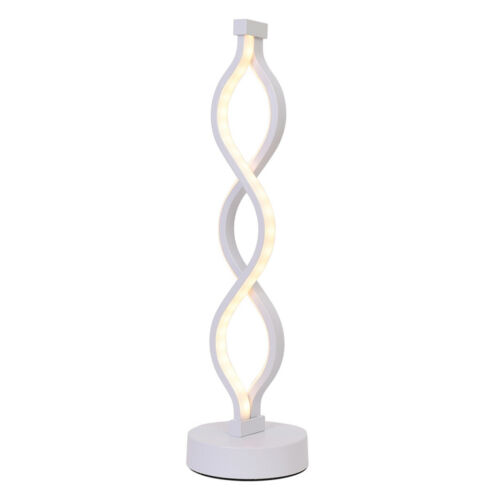 Modern Spiral Table Lamp LED Table Lamp Nightstand Lamp Adjustable Lighting USB 5
