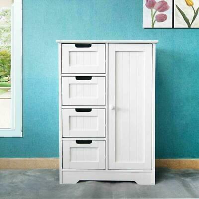 4 Drawer Dresser Shelf Cabinet Storage Home Bedroom Furniture White 1