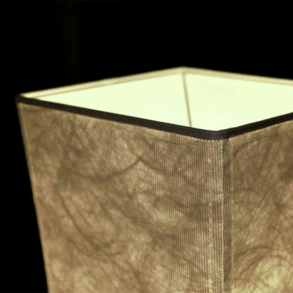 LED Floor Lamp Modern Design Fabric 52''Tall Lamp w/ 2 Bulbs 9