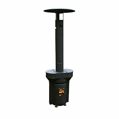 Q Stoves Q Flame Q05 Outdoor Portable Wood Pellet Gravity Fed Heater, Black 1