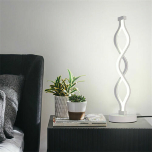 Modern Spiral Table Lamp LED Table Lamp Nightstand Lamp Adjustable Lighting USB