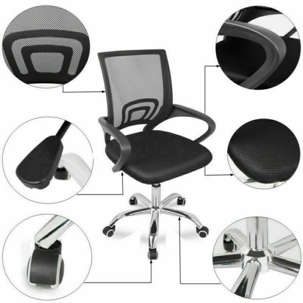 Office Chair Ergonomic Desk Chair With Lumbar Support 6