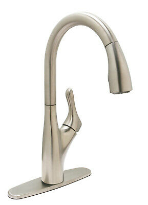Pull Down Kitchen Faucet- PVD SATIN NICKEL