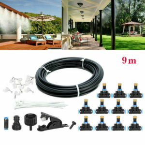 30FT Outdoor Patio Water Mister Mist Nozzles Misting Cooling System