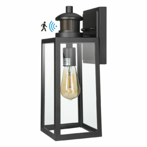 DEWENWILS Outdoor Wall Light Fixture Motion Sensor Wall Sconce Light Porch Lamp