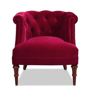 Jennifer Taylor Home Katherine Tufted Accent Chair Siren Red 6