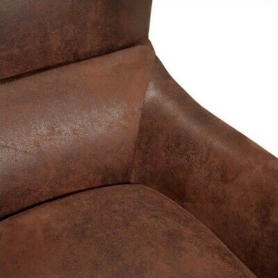 Noble House Columbus Fabric Studded Club Chair in Brown 4