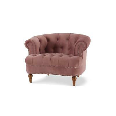 La Rosa Victorian Tufted Accent Chair 1
