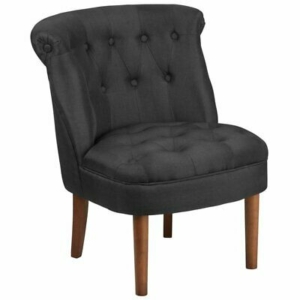 Bowery Hill Tufted Chair In Black