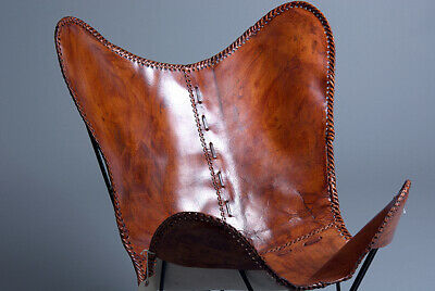 Genuine Leather Butterfly Chair 3