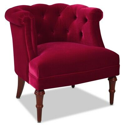 Jennifer Taylor Home Katherine Tufted Accent Chair Siren Red 7