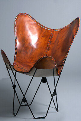 Genuine Leather Butterfly Chair 1